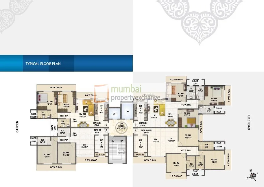 Joy Adinath Tower II, Bhandup — floor plan 1