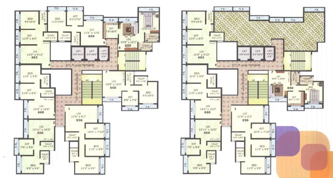 Cosmos Legend, Virar — floor plan 1