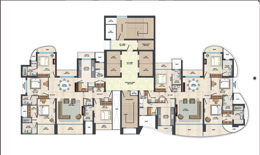Lodha Fiorenza Milano, Goregaon East — floor plan 1