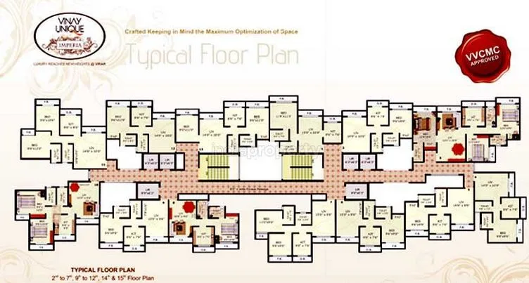 Vinay Unique Imperia C, Virar — floor plan 1