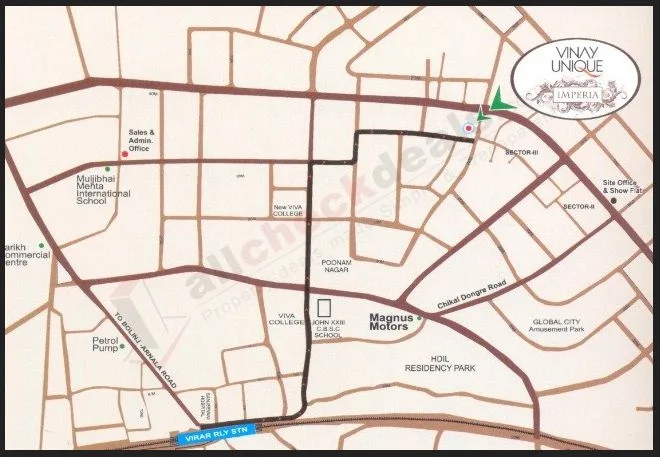 Vinay Unique Imperia C, Virar — floor plan 2