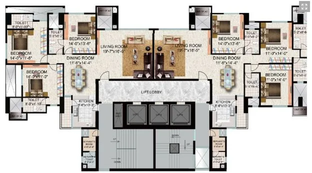 Lifescapes Glory, Parel — floor plan 1