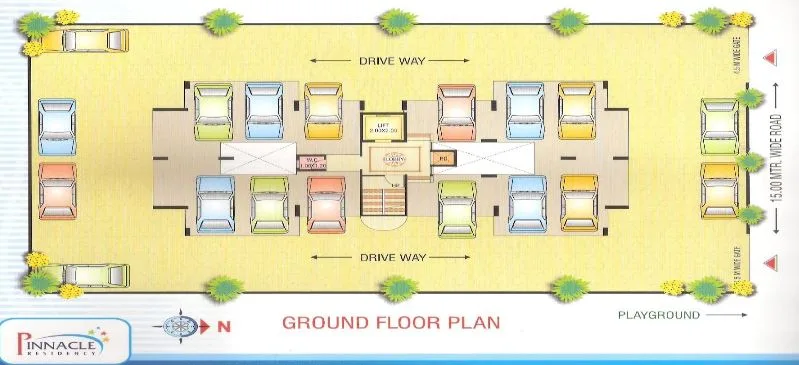 Pinnacle Residency, Kamothe — floor plan 1