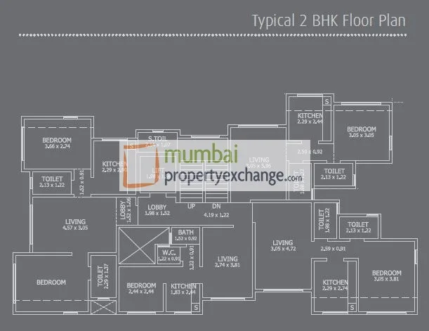 Neumec Niwara, Vile Parle East — floor plan 1