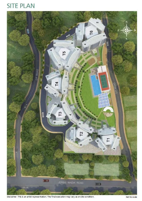 Crescent Bay Tower 2, Parel — floor plan 1