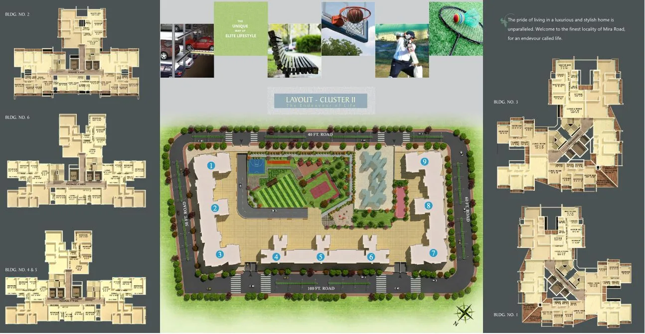 Poonam Estate Cl 2 Blg No 7 8 9, Mira Road — floor plan 1