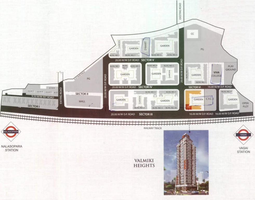 Valmiki Height, Nalla Sopara — floor plan 2