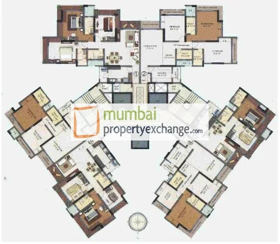 Span Trident, Bhayandar — floor plan 1