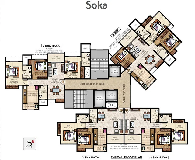 Rumah Bali A2, Thane West — floor plan 1