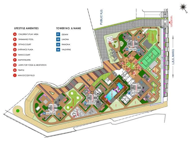 Runwal Anthurium, Mulund West — floor plan 1