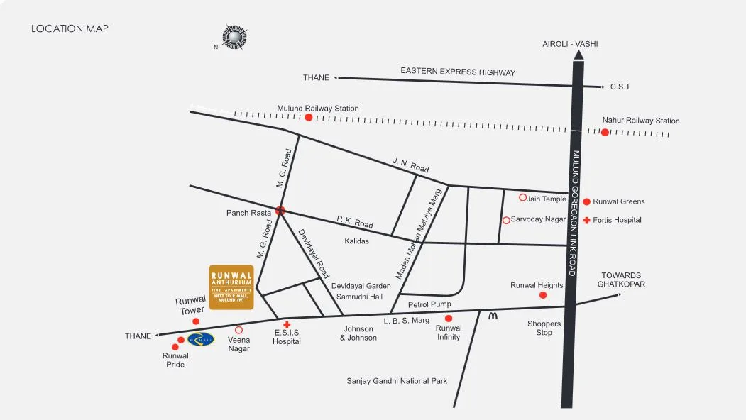 Runwal Anthurium, Mulund West — floor plan 2