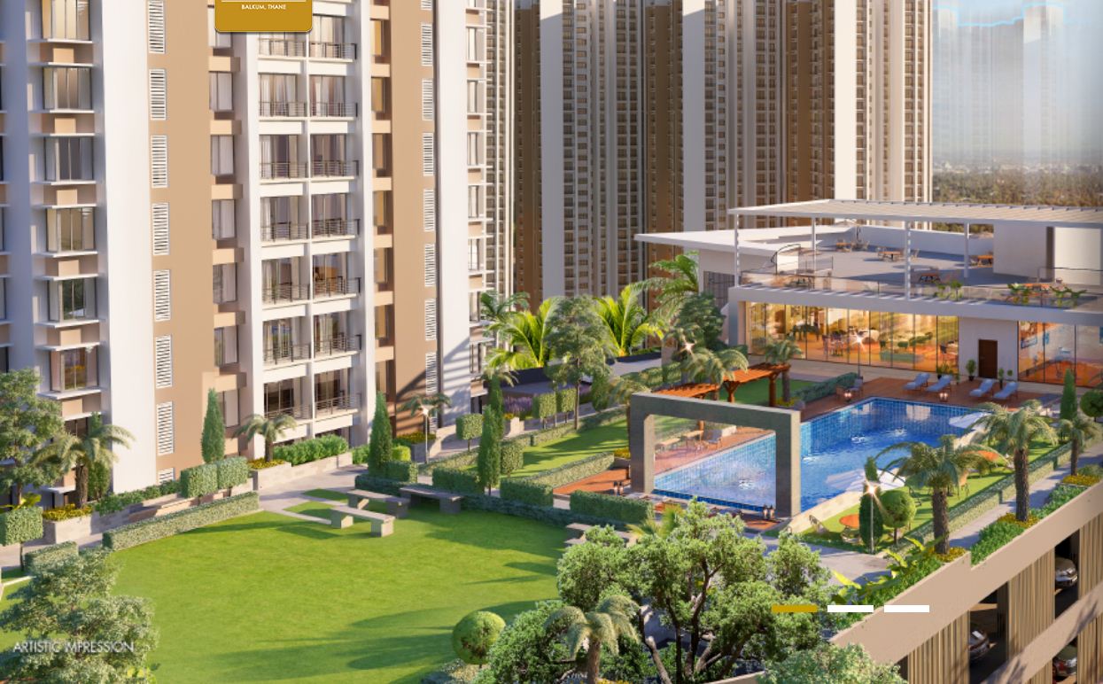 2 Semi-Furnished in Runwal Garden City Lily , Thane West