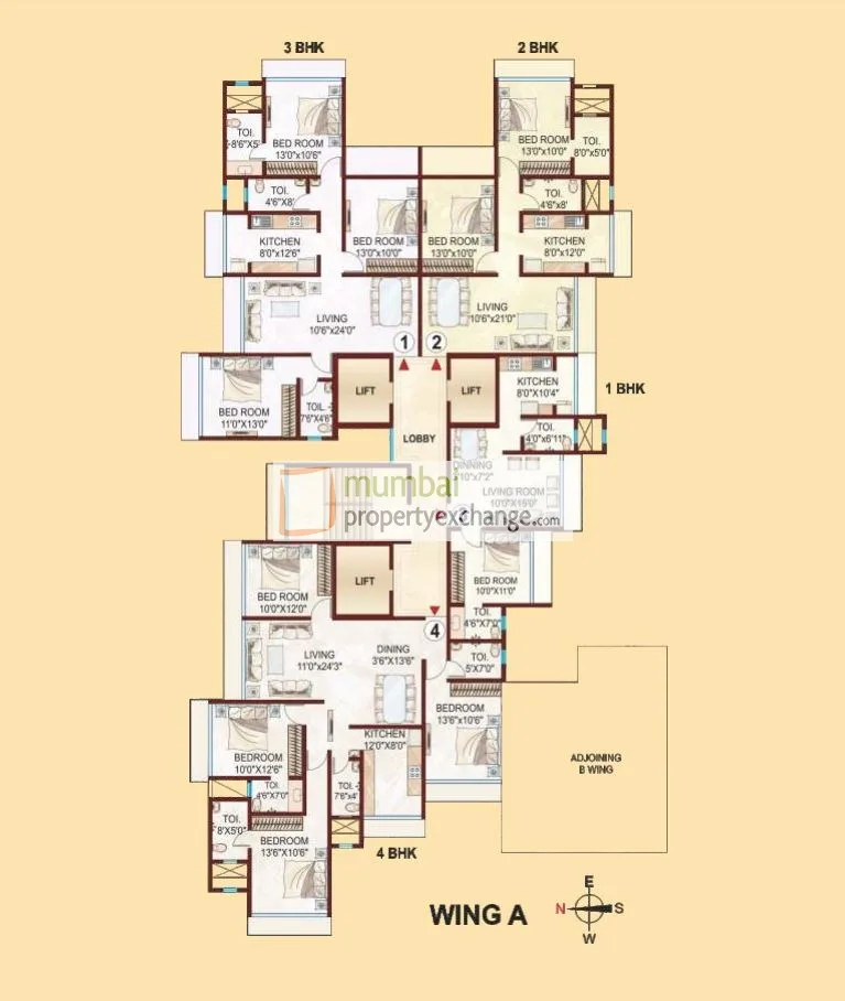 Kabra Aurum Wing A B C And D Redevelopment Of Goregaon Unnat Nagar Ii Plot No 51 To 55 Chsl