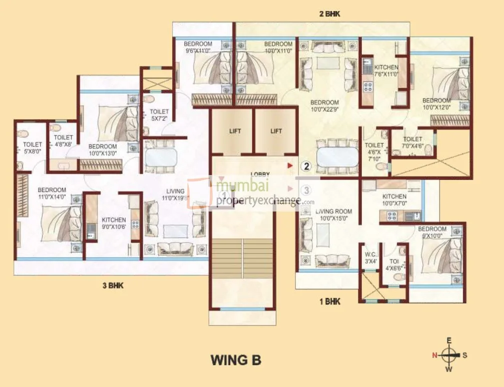 Kabra Aurum Wing A B C And D Redevelopment Of Goregaon Unnat Nagar Ii Plot No 51 To 55 Chsl