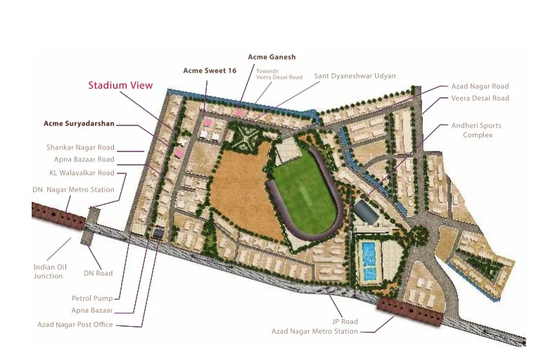 Acme Stadium View, Andheri West — floor plan 1