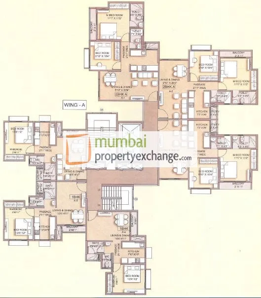 La Promenade Phase II, Kalyan — floor plan 1