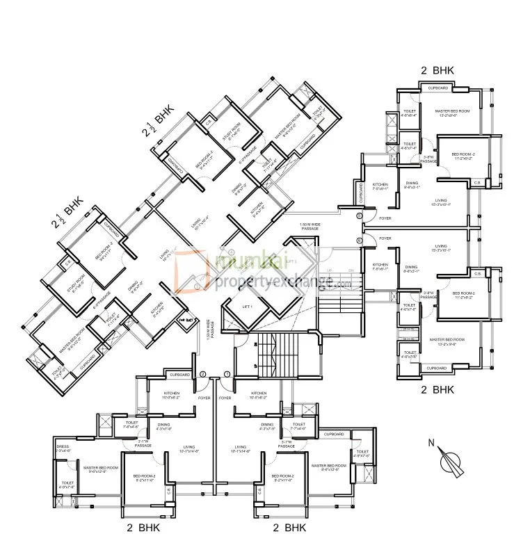 Runwal Pearl Rissoina, Thane West — floor plan 1