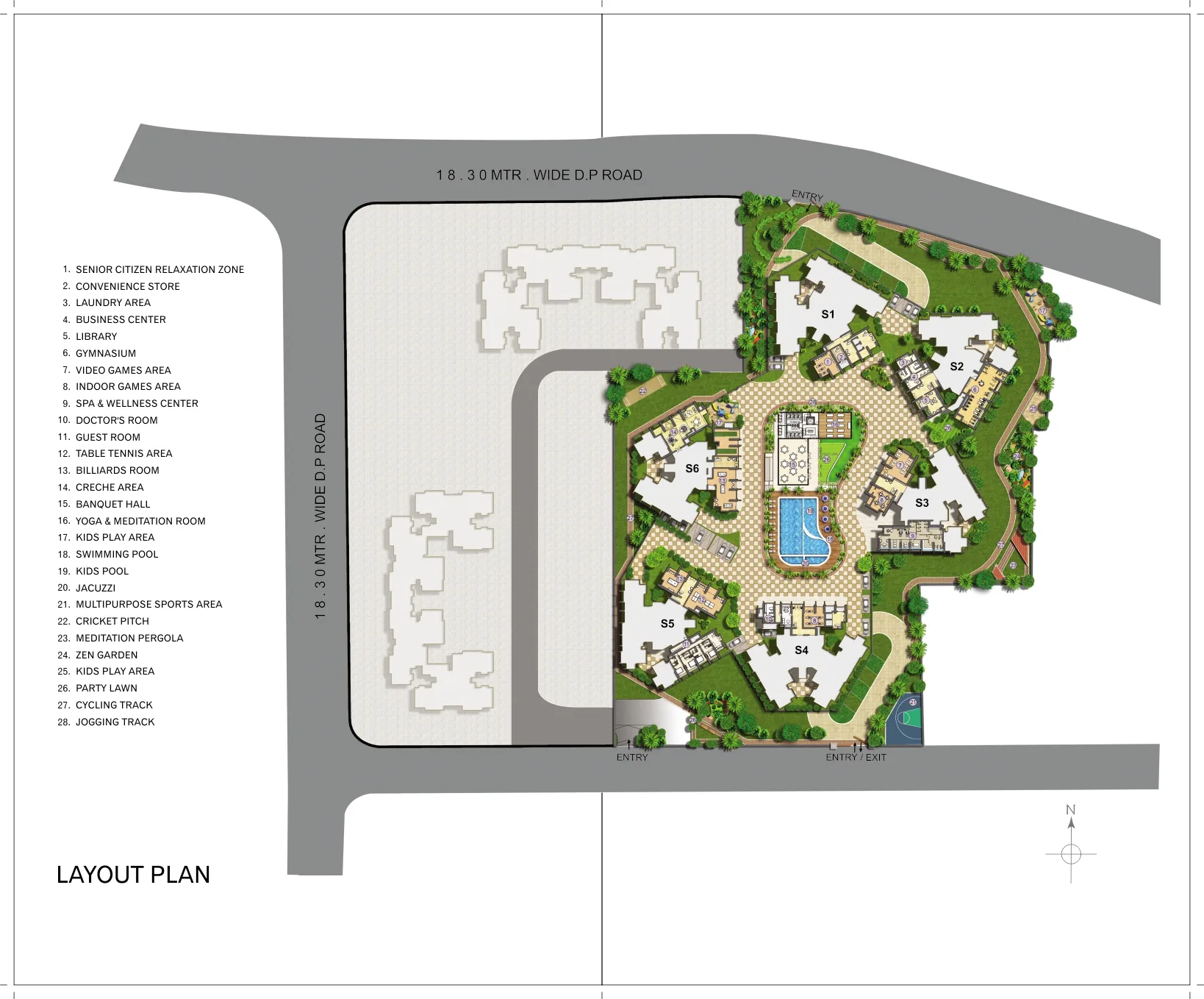 Boulevard Tower 5, Andheri East — floor plan 1