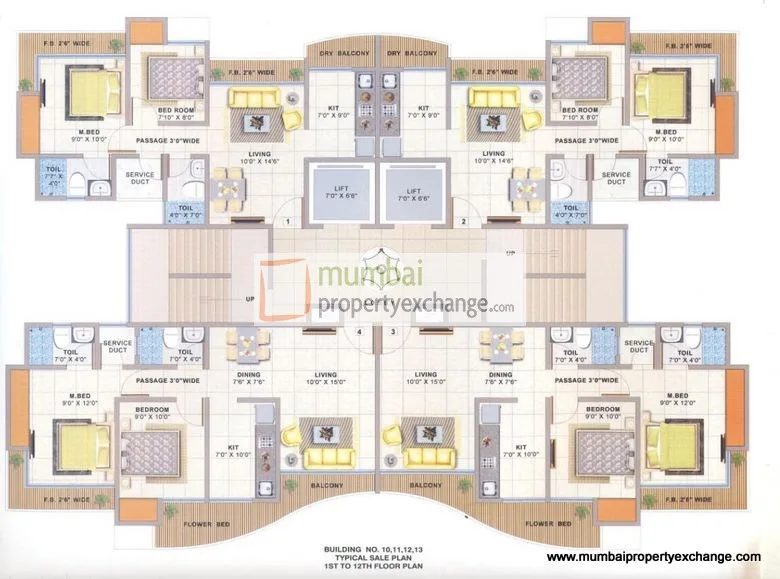 Atlanta Edenworld, Thane West — floor plan 1