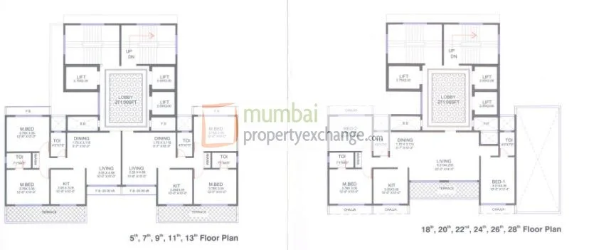 Vishwa Hans, Kharghar — floor plan 1