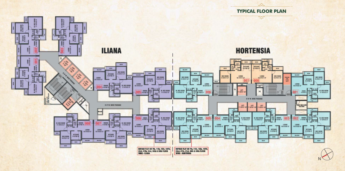 Arihant Aspire Phase IV, New Panvel — floor plan 1