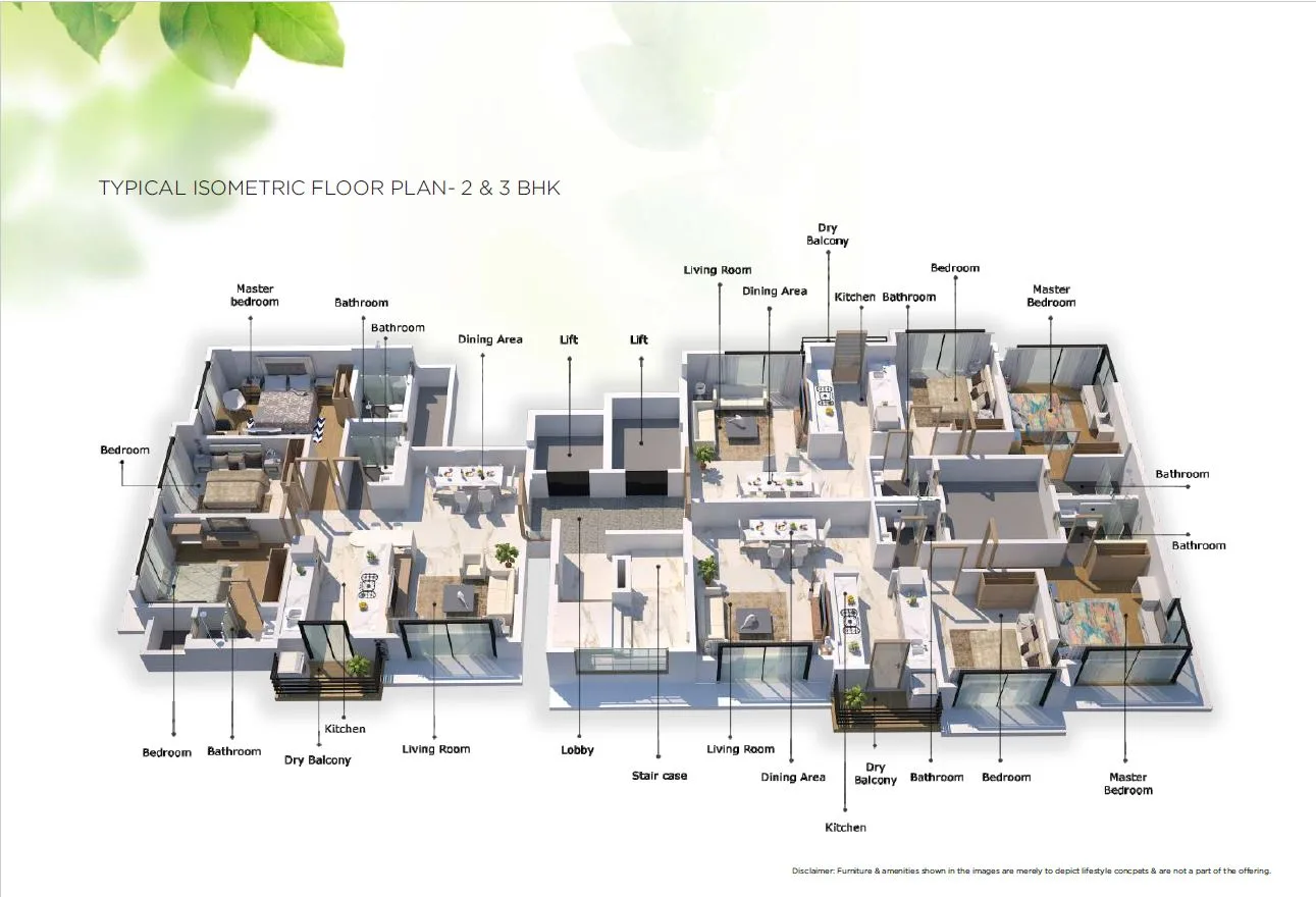 UK Sangfroid, Andheri West — floor plan 1