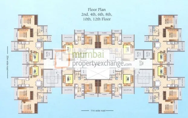 Skyline Sapphire, Taloja — floor plan 1