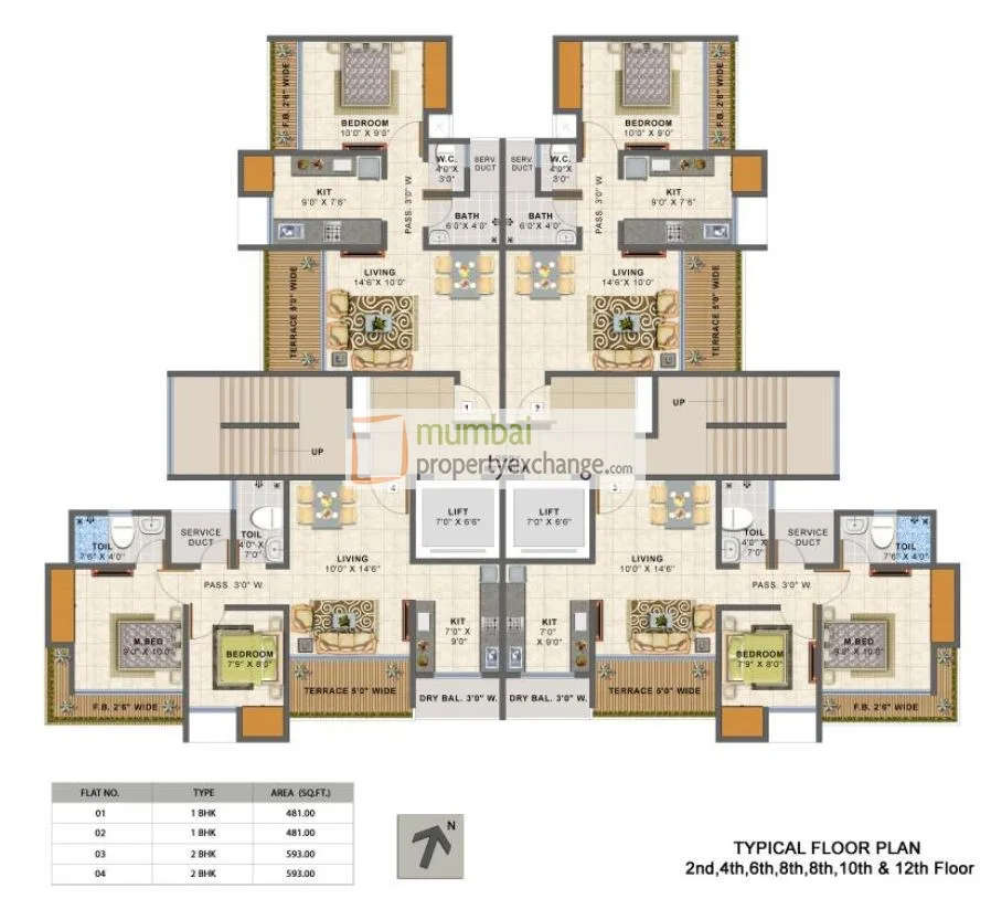 Regal Square I, Bhiwandi — floor plan 1