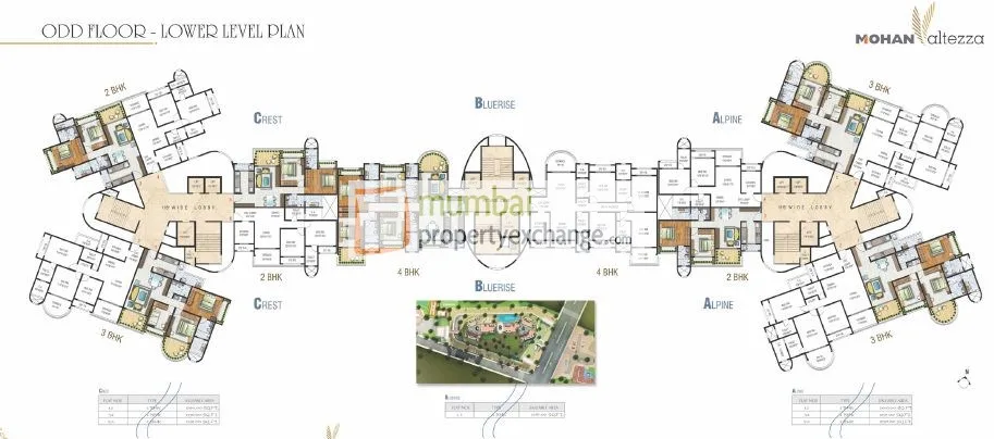 Mohan Altezza, Kalyan — floor plan 1