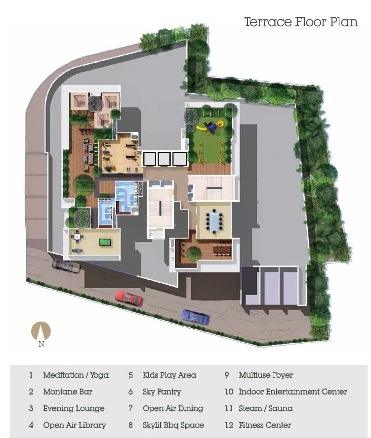 Sheth Beaupride, Bandra West — floor plan 1