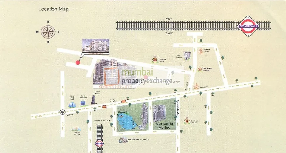 Omkar Heights, Dombivli — floor plan 2