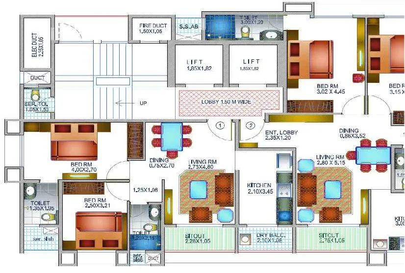 Swastik House, Kandivali West — floor plan 1