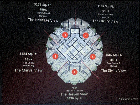 Omkar 1973, Worli — floor plan 1