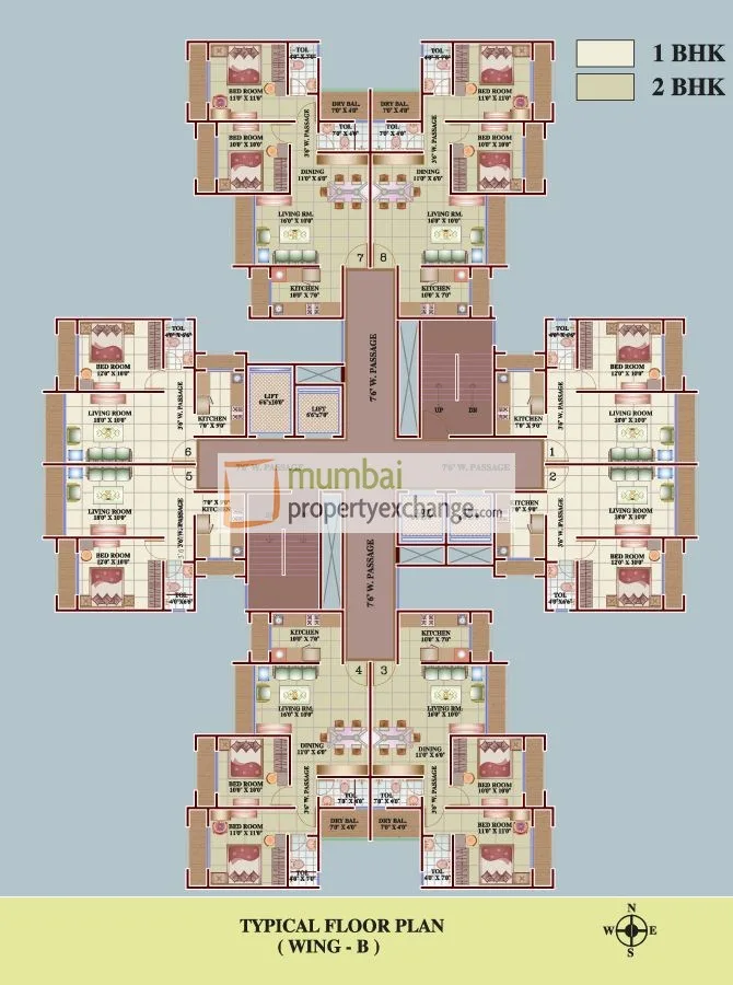 Versatile Valley, Dombivli — floor plan 1