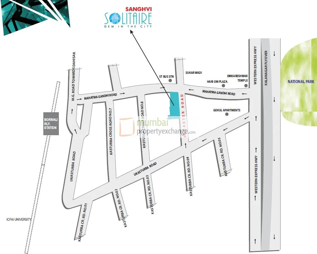 Sanghvi Solitaire, Borivali East — floor plan 2