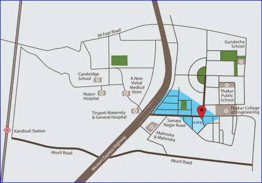 Alpine, Kandivali East — floor plan 2