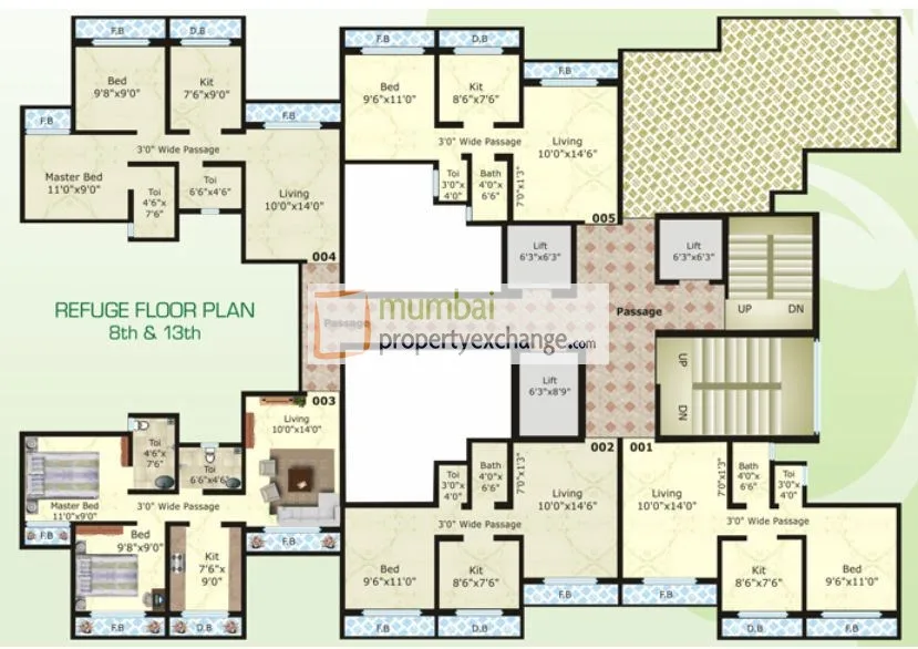 Kumkum, Virar — floor plan 1