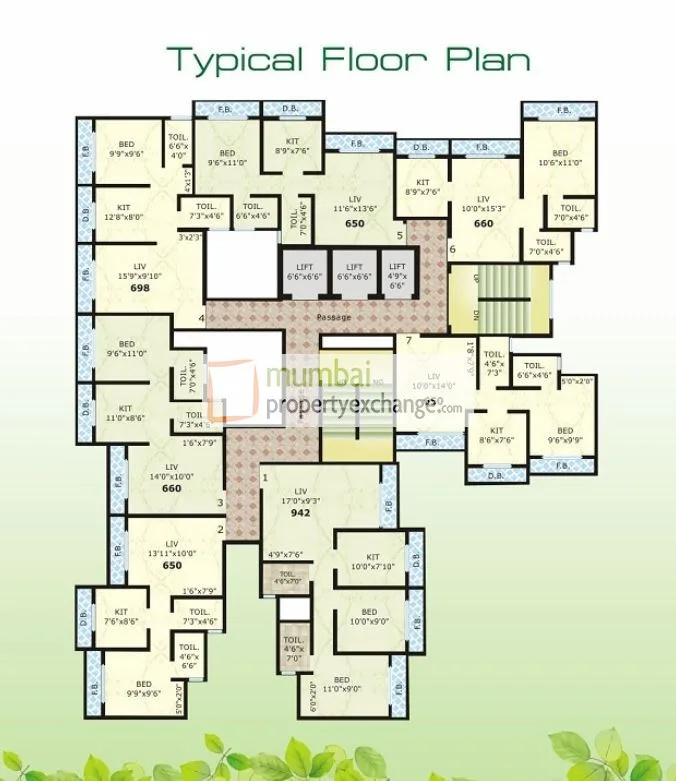 Sai Shikhar, Virar — floor plan 1