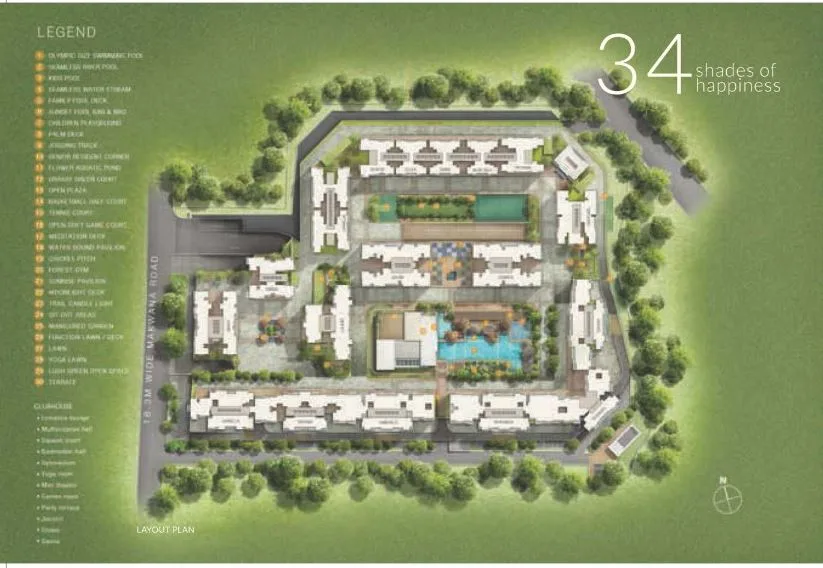 Vasant Oasis, Andheri East — floor plan 1