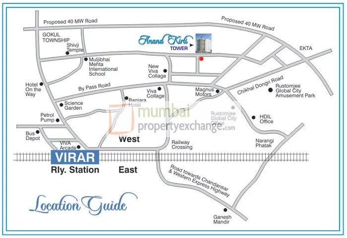 Anand Kirti Tower, Virar — floor plan 2