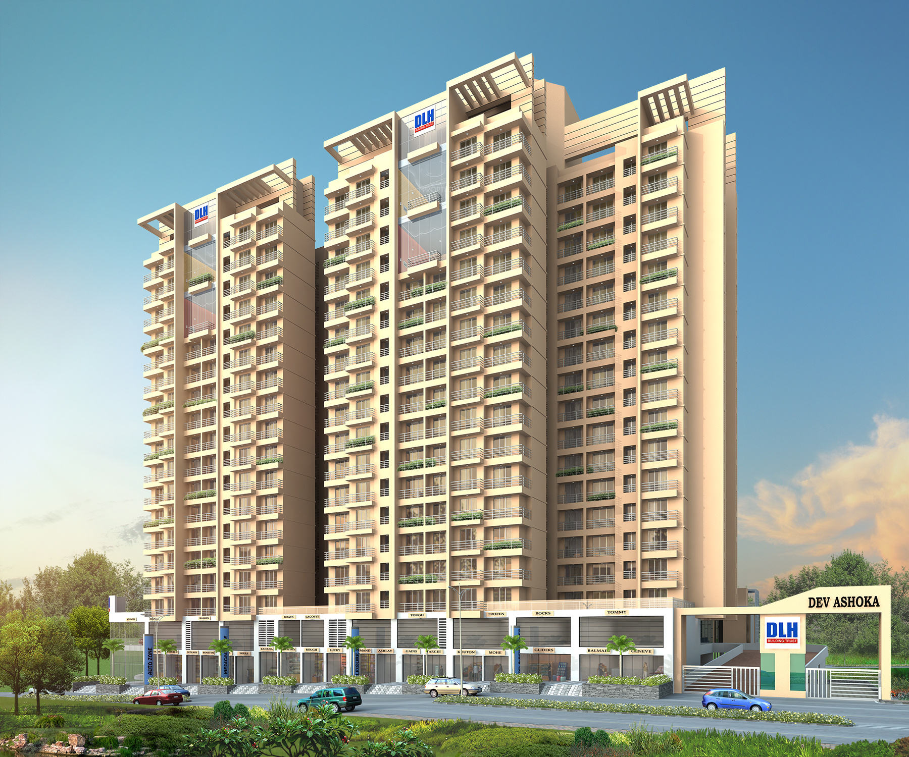 2 Semi-Furnished in Dev Ashoka , Thane West