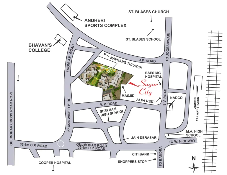 Indian ocean Arctic, Andheri West — floor plan 2