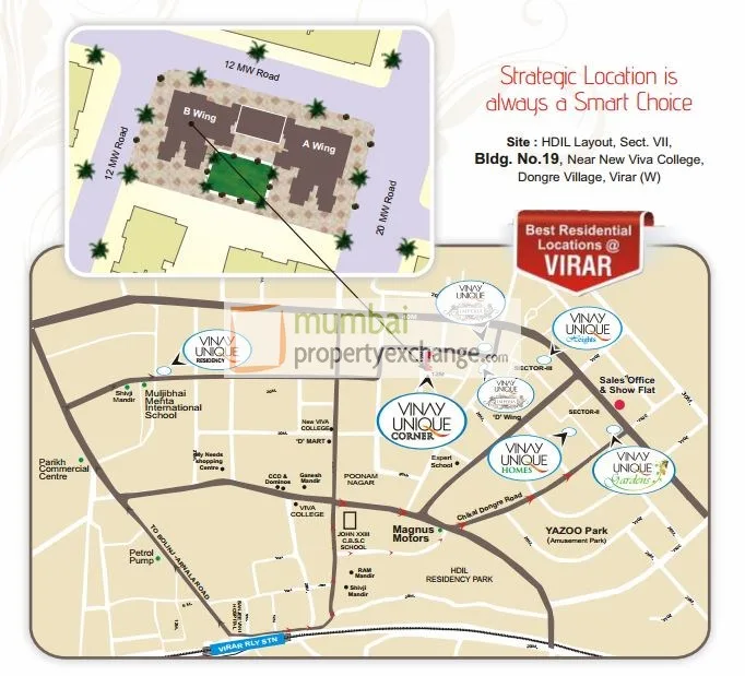 Vinay Unique Corner, Virar — floor plan 2