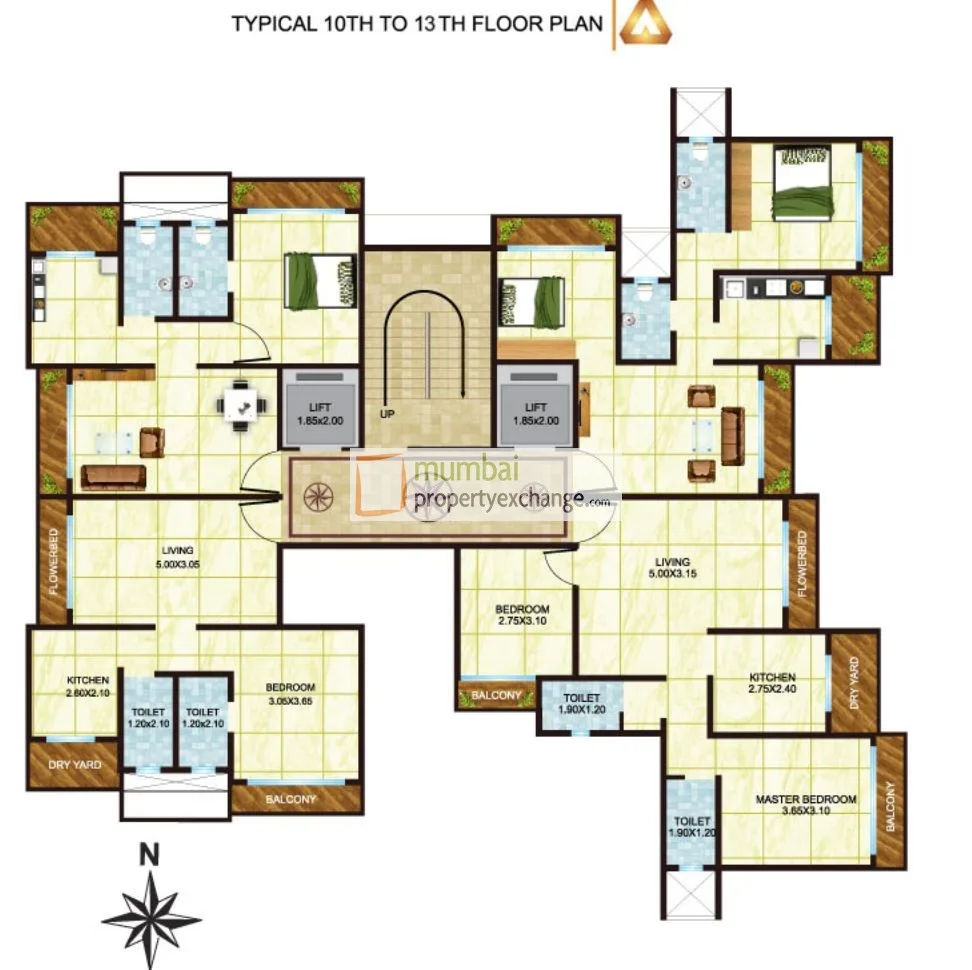 Anmol Priti, Kandivali West — floor plan 1