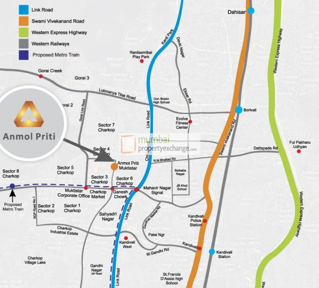 Anmol Priti, Kandivali West — floor plan 2