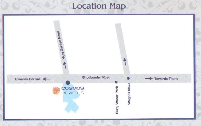 Cosmos Jewels Sapphire, Thane West — floor plan 2