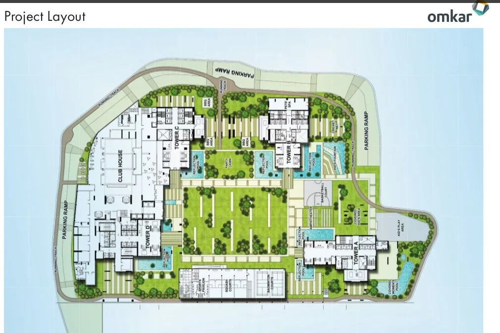 Alta Monte Tower B, Malad East — floor plan 1