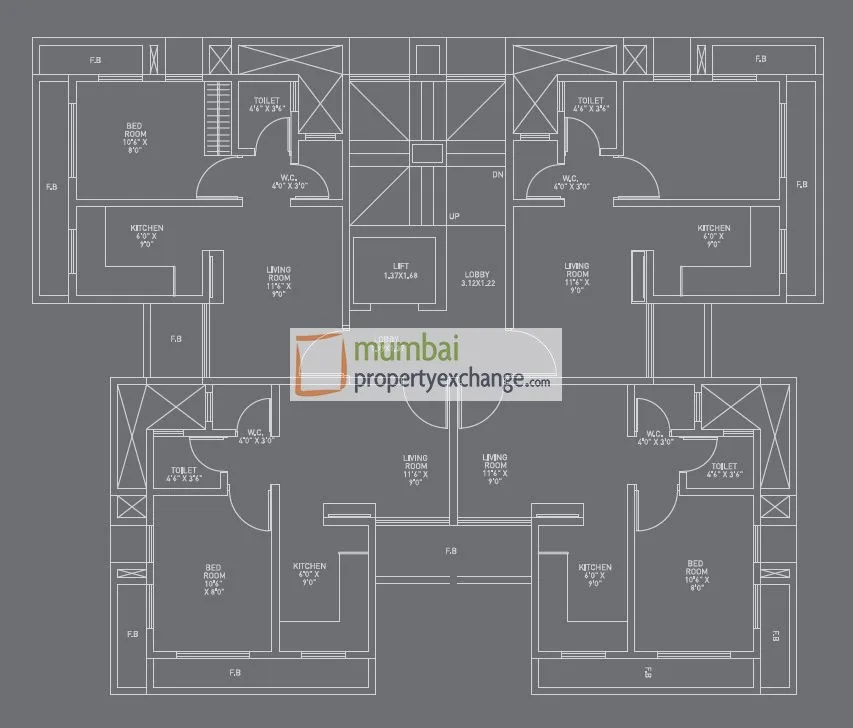 Neumec Vinayak, Vile Parle East — floor plan 1