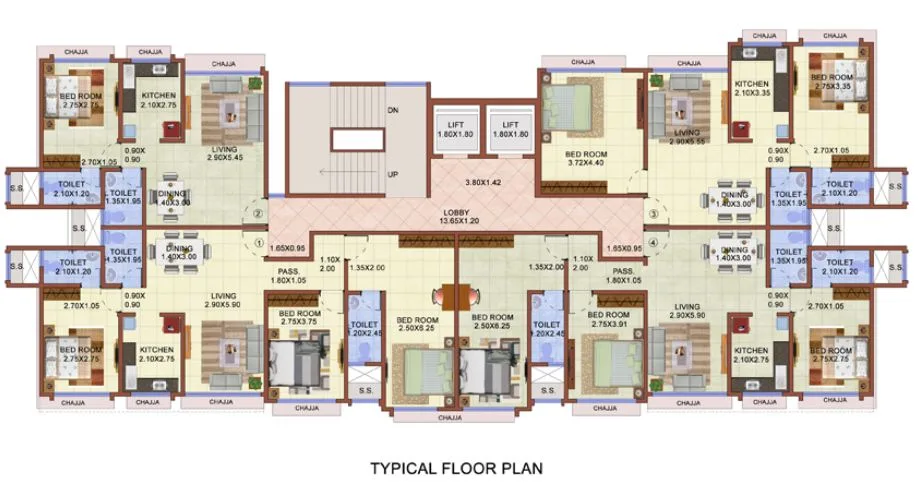 Vijay Lenyadri, Kurla — floor plan 1