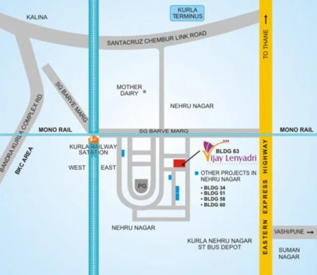 Vijay Lenyadri, Kurla — floor plan 2